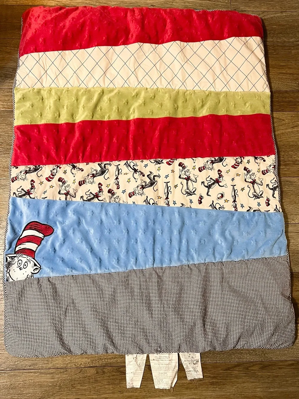Dr. Seuss kids quilt vintage